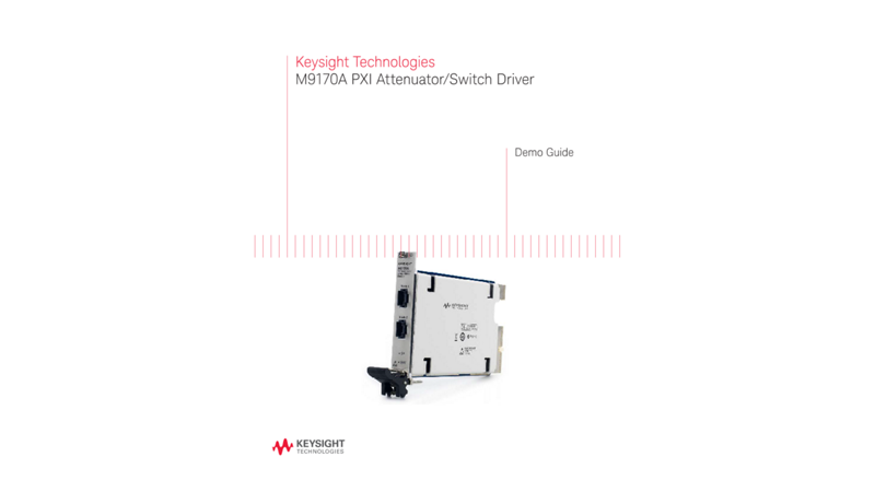 M9170A PXI Attenuator/Switch Driver